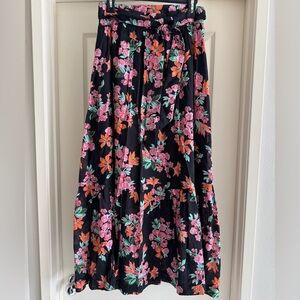 🌺 Ann Taylor Floral Skirt Size 2